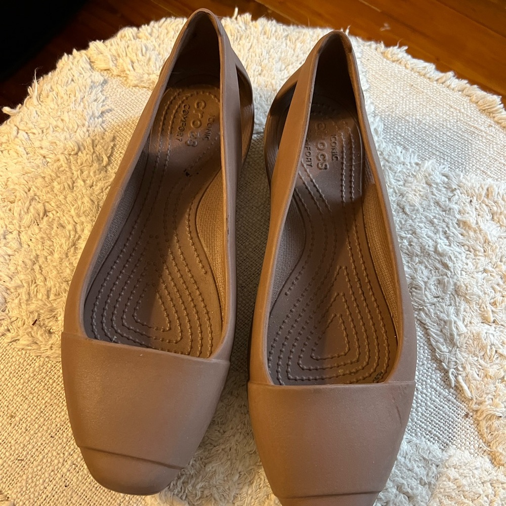 Croc Slip On Flats